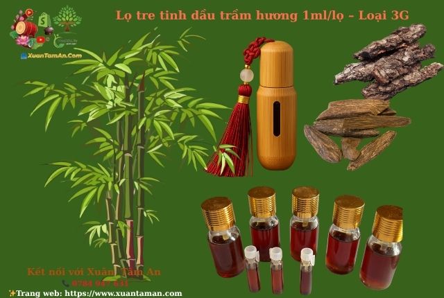 Tinh dầu trầm hương chai tre 1ml/chai – Loại 3G